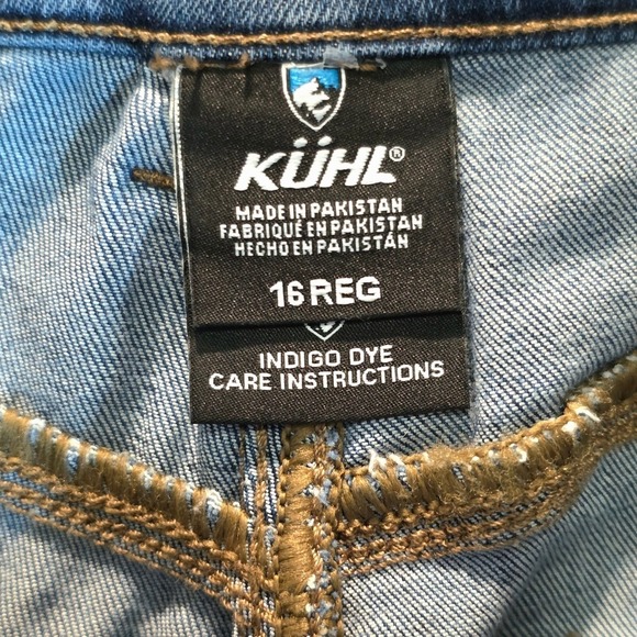 Kuhl Jeans Kontour Flex Womens Sz 16 33 Blue Skinny Medium Wash Mid Rise $109 - Picture 8 of 16